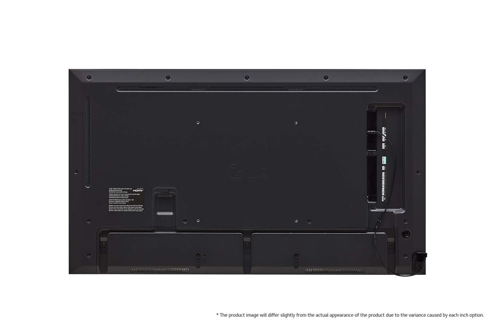 Rear view (* The product image would differ from its actual appearance, as it would vary slightly depending on each inch option.)