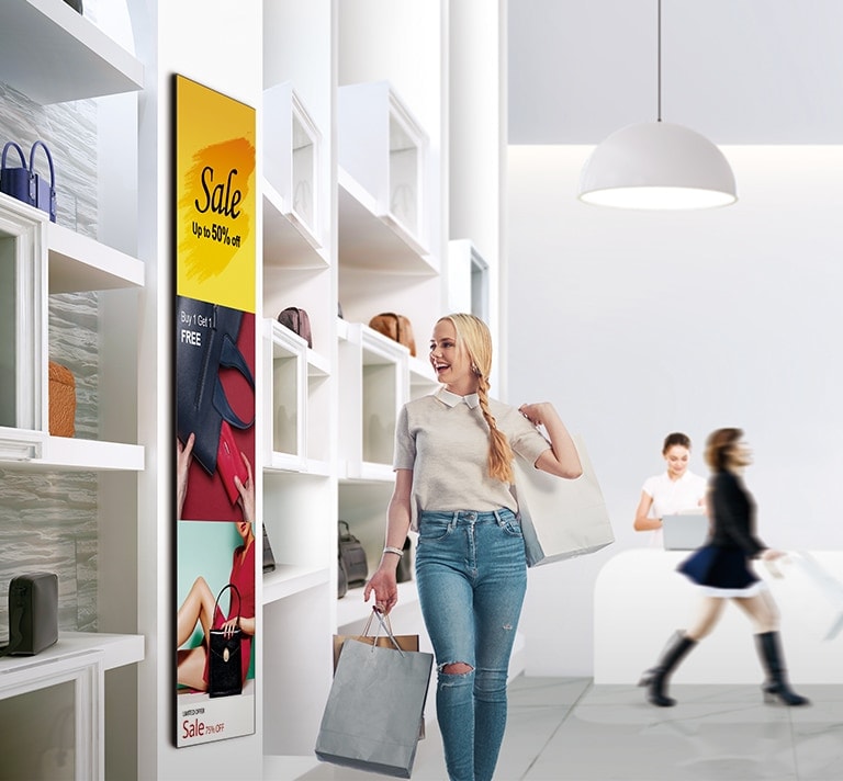 LG 86BH5F ultra-stretch signage with wide screen