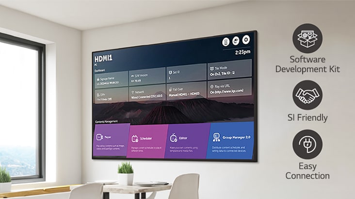 A number of tasks can be done at the same time with the intuitive UI.	