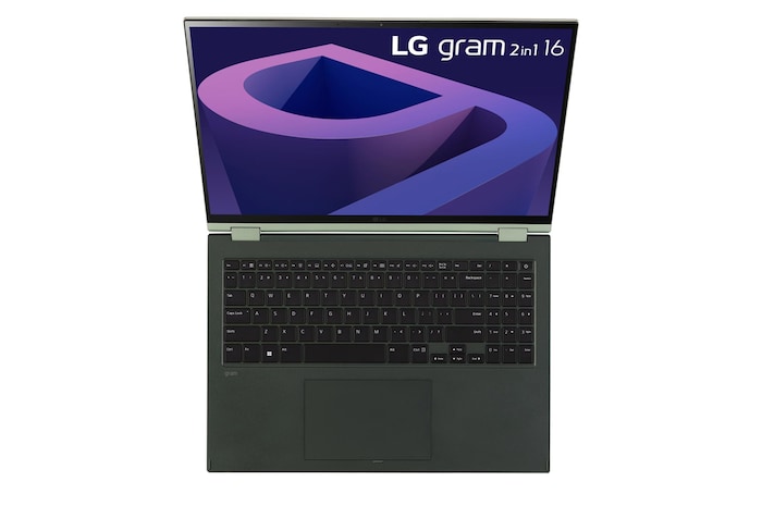 LG gram 2-in-1 Ultra-Lightweight with 40.6CM (16) 16:10 IPS Display with LG Glance by Mirametrix®, 16T90Q-G.AH75A2