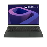 LG gram 2-in-1 Ultra-Lightweight with 16 (40.6CM) 16:10 IPS Display with LG Glance by Mirametrix®, 16T90Q-G.AH75A2