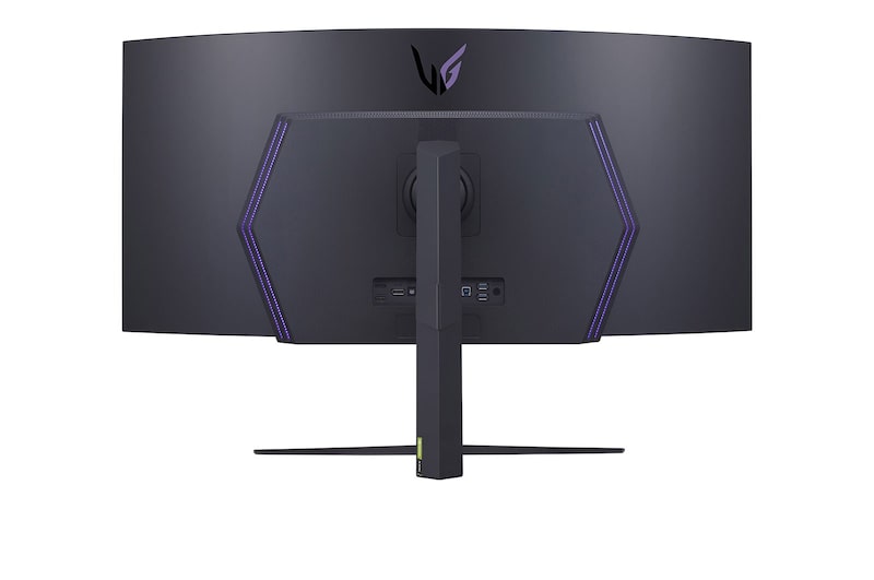 LG 114.3 CM (45) UltraGear™ OLED Curved Gaming Monitor WQHD with 240Hz Refresh Rate 0.03ms (GtG) Response Time, 45GR95QE-B