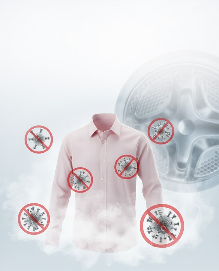 High-Temp Wash for Hygienic, Germ-Free Cleaning.