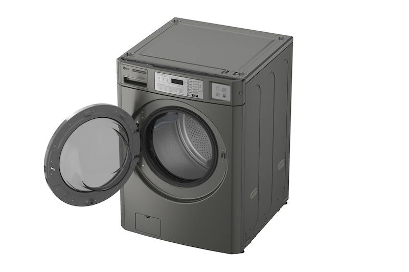 LG CWG27MDOHS Commercial Washer side open view