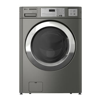 Front view of LG 10 KG Commercial Washer with Direct Drive Motor, Gyro Balancing System, BLDC Motor and Tub Cleaning CWG27MDOHS