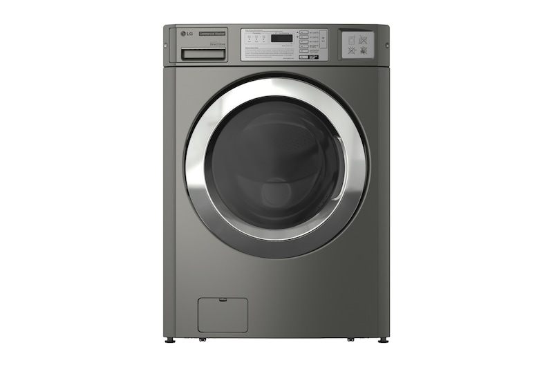 Front view of LG 15 KG Commercial Washer with Direct Drive Motor, Gyro Balancing System, BLDC Motor and Tub Cleaning CWT29MDOHS