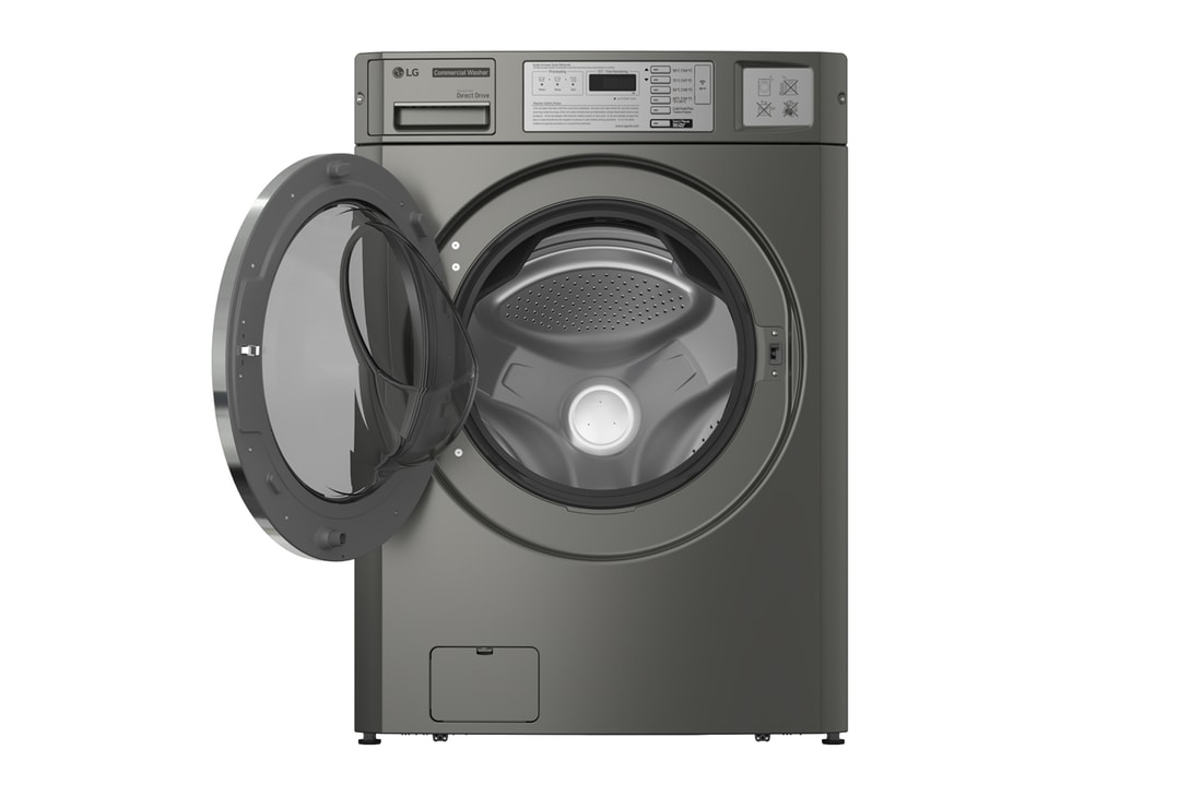 LG CWT29MDOHS Commercial Washer front open view