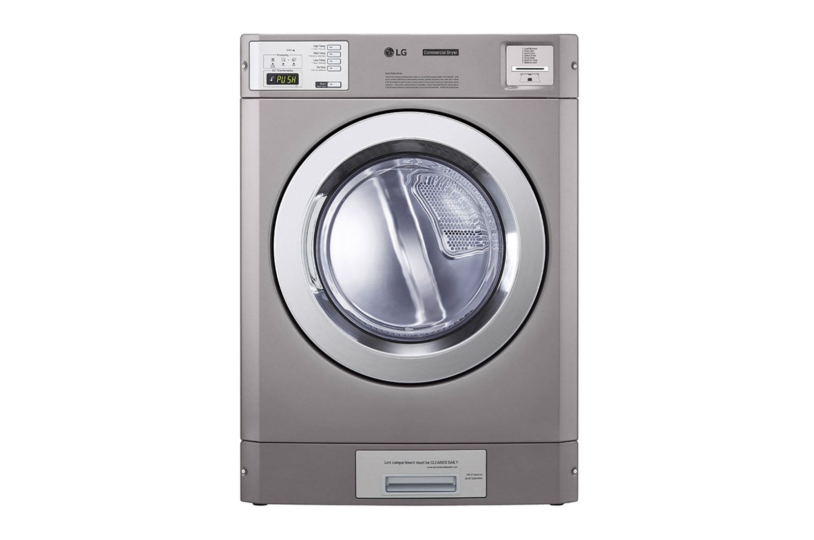 LG RV1840CD7 commercial dryer front view