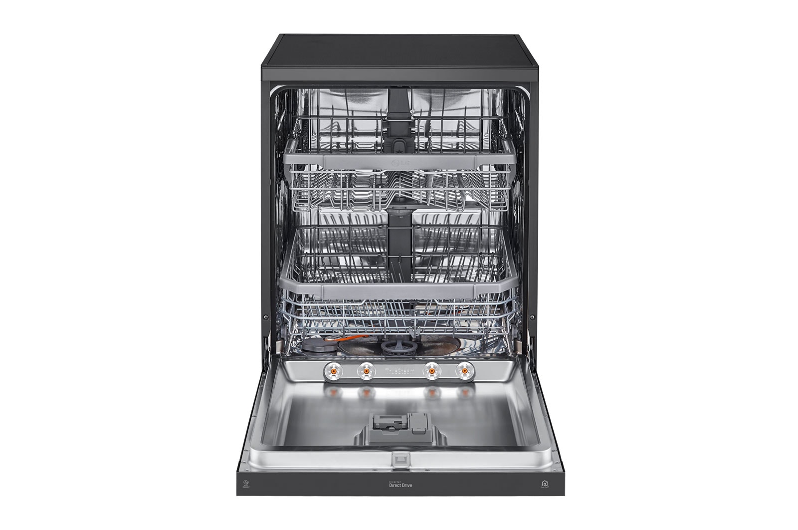 LG True Steam Dishwasher with Inverter Direct Drive Technology (Matt Black), DFB424FM