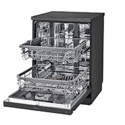 LG True Steam Dishwasher with Inverter Direct Drive Technology (Matt Black), DFB424FM