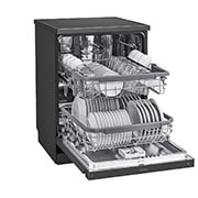 LG True Steam Dishwasher with Inverter Direct Drive Technology (Matt Black), DFB424FM