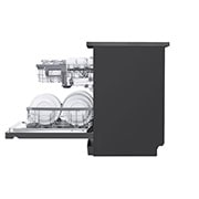 LG True Steam Dishwasher with Inverter Direct Drive Technology (Matt Black), DFB424FM