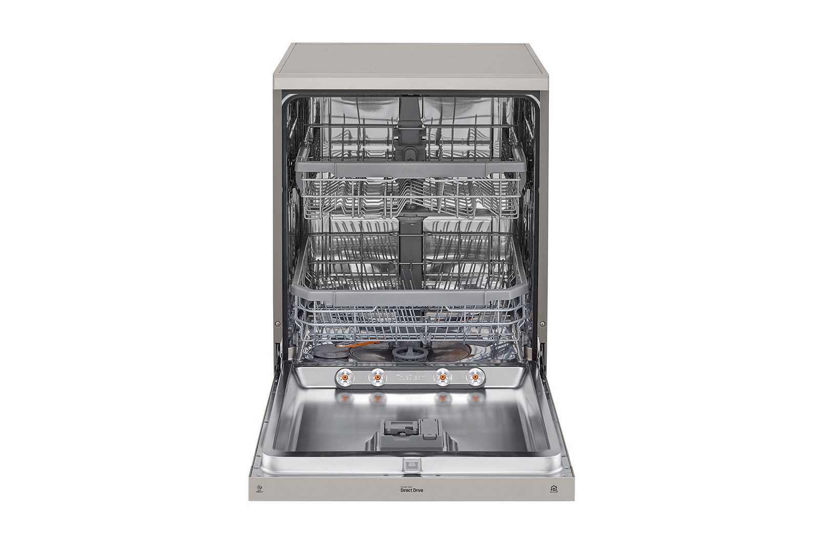 LG True Steam Dishwasher with Inverter Direct Drive Technology (Silver Color), DFB424FP