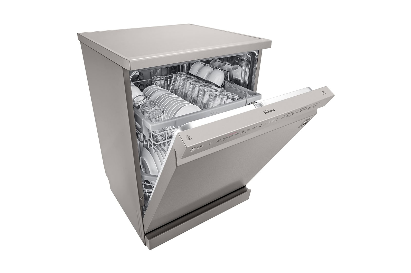 LG True Steam Dishwasher with Inverter Direct Drive Technology (Silver Color), DFB424FP