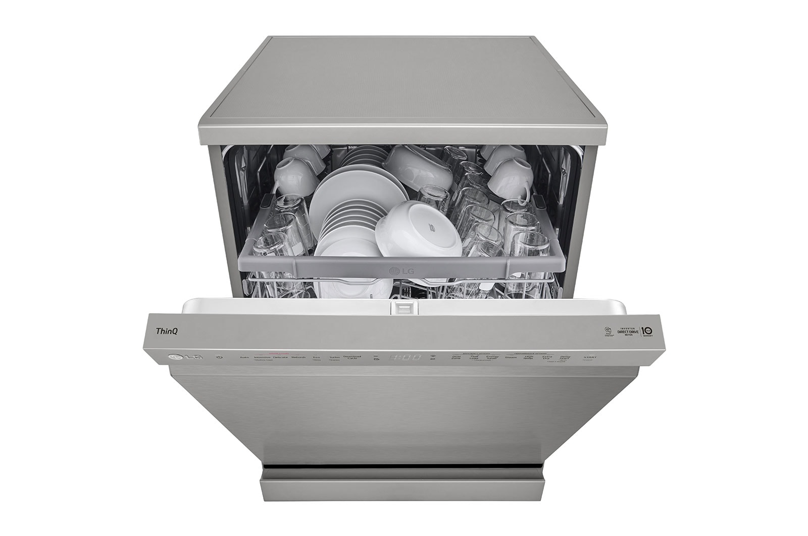 LG True Steam Dishwasher with Inverter Direct Drive Technology (Silver Color), DFB532FP