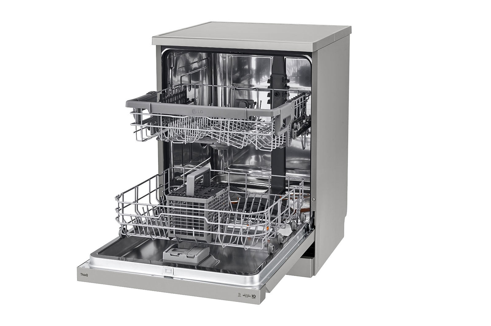 LG True Steam Dishwasher with Inverter Direct Drive Technology (Silver Color), DFB532FP