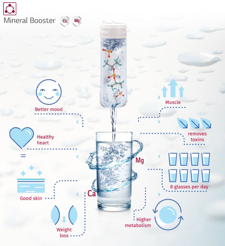 8L RO Mineral Booster Water Purifier with Steel Tank Black