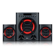 LG LK72B Multi Media Speakers front view