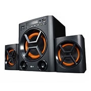 LG LK72BE Powerful Sound 40W, 2.1 Ch with Deep Bass, Bluetooth, Portable In, USB, SD Card and FM Radio., LK72BE