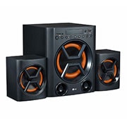 LG LK72BE Powerful Sound 40W, 2.1 Ch with Deep Bass, Bluetooth, Portable In, USB, SD Card and FM Radio., LK72BE