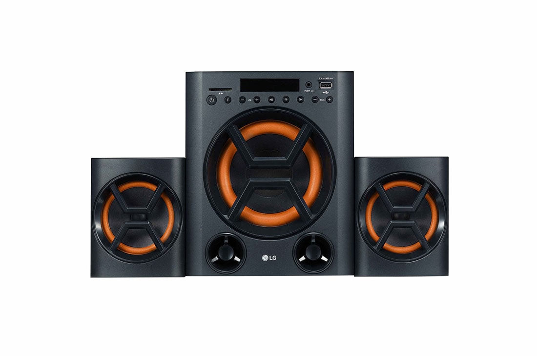 LG LK72BE Multimedia Speakers front view