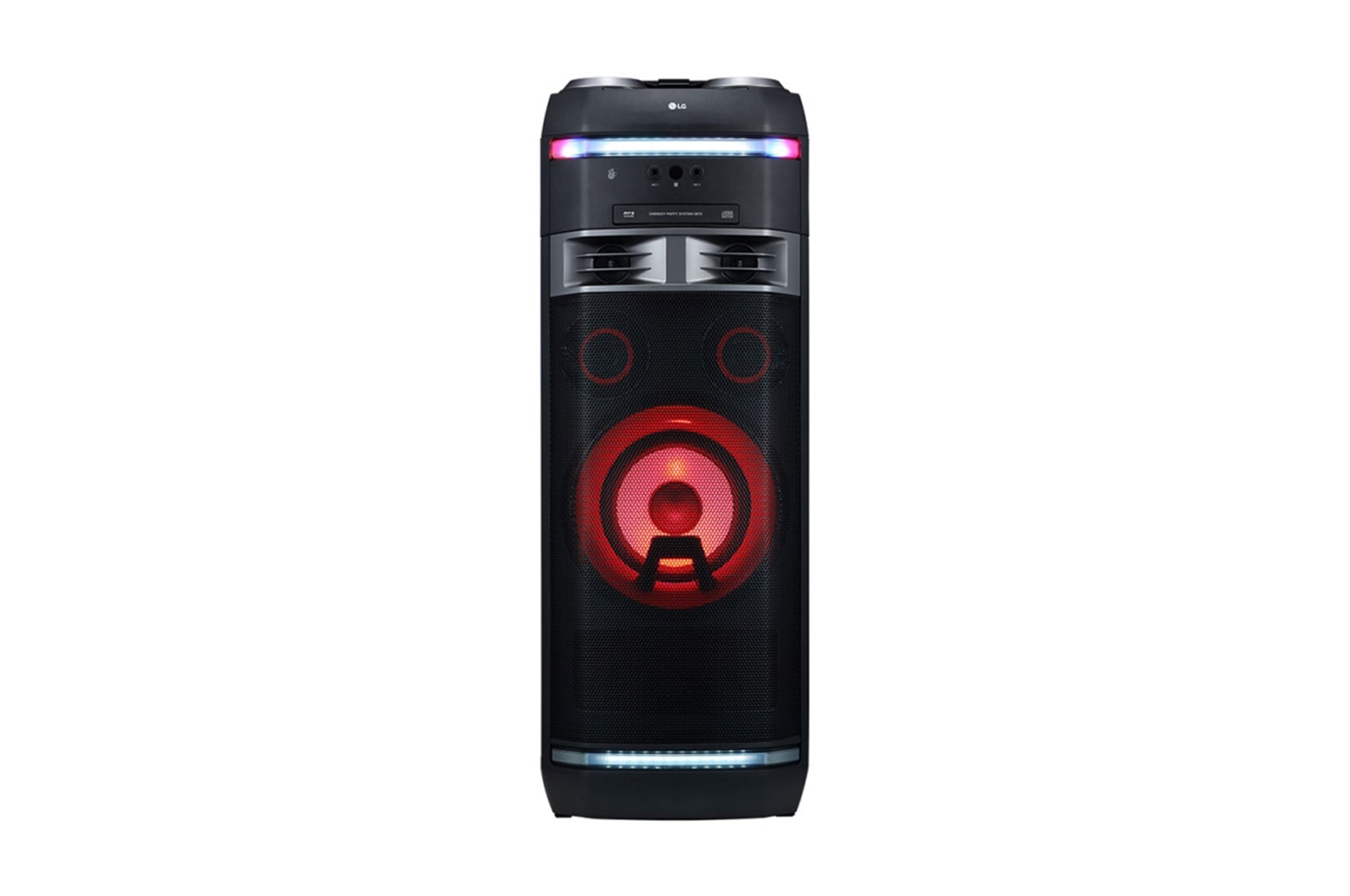 LG OK75 1000W RMS, for Karaoke - Karaoke Playback, Recording, Echo Effects and Vocal Effects, DJ Wheel,DJ Loop, Party Thruster, DJ Pad and Multi-color Party Lighting, Bass Blast EQ, LG XBOOM App , OK75
