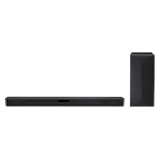 LG SN4 300W Powerful Sound, 2.1 Ch with Dolby Audio and DTS Digital Surround, Wireless Carbon woofer for Deep Bass and High Fidelity Sound, USB Bluetooth, Optical and TV Sound Sync, LG Sound bar App., SN4