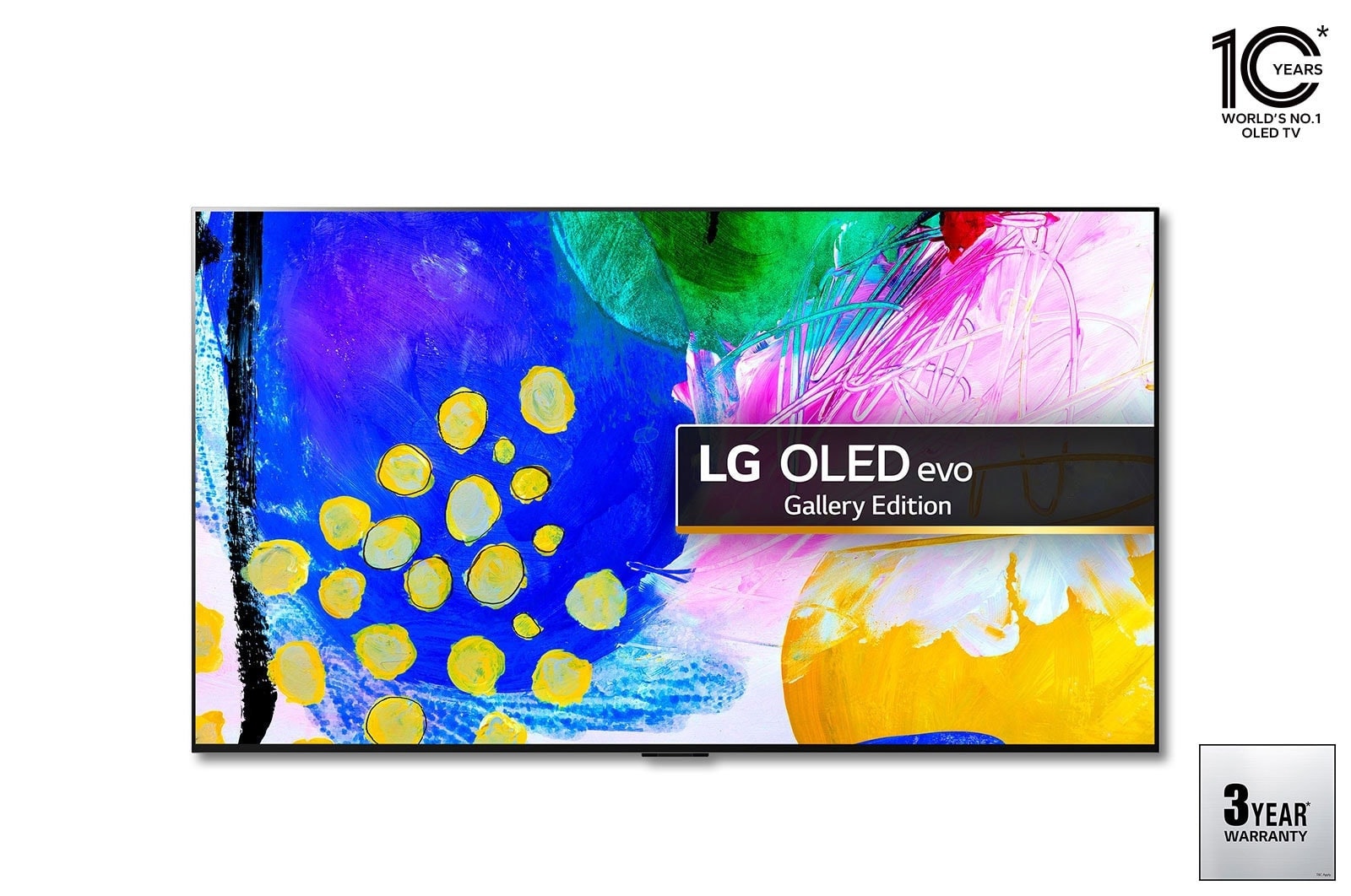 LG OLED65G2PSA Gallery Edition front view