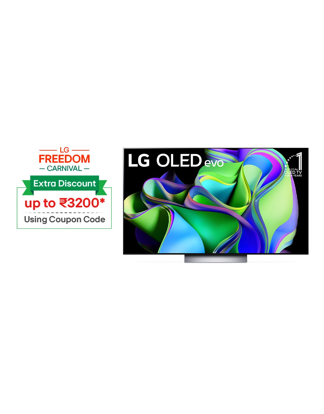 55 (139.7 cm) LG OLED evo C3 Smart TV with WebOS - OLED55C3PSA | LG IN