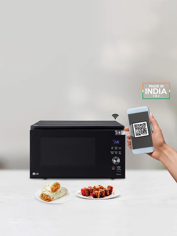 LG Microwave Ovens Scan-To-Cook: Make Dishes in a Scan