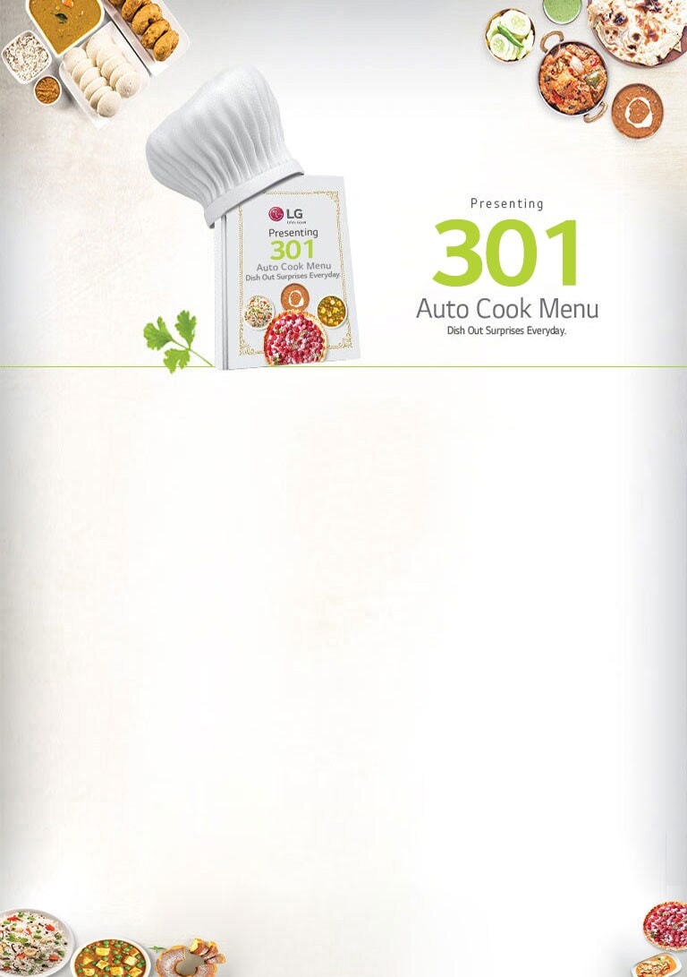 301 Auto Cook Menu