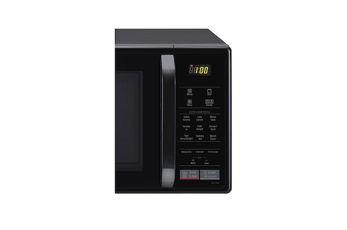LG 21 L Convection Microwave Ovens with Stainless Steel Cavity, Health Plus Menu, Quartz Heater, Auto Cook Menu, Black, MC2146BL