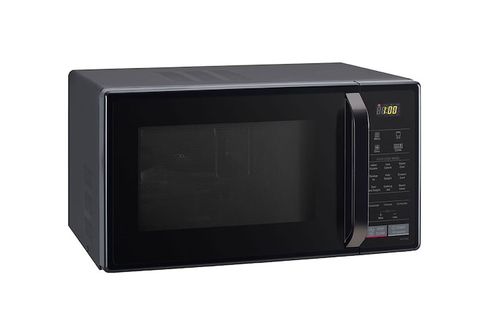 LG 21 L Convection Microwave Ovens with Stainless Steel Cavity, Health Plus Menu, Quartz Heater, Auto Cook Menu, Black, MC2146BL