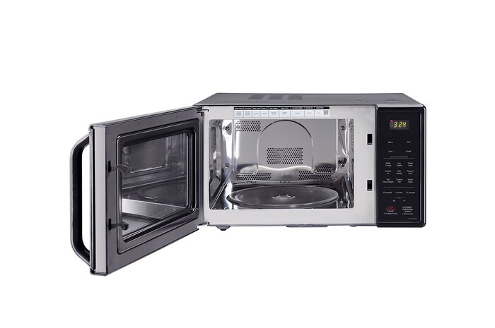 LG 21 L Convection Microwave with 151 Auto Cook Menus, Health Plus Menu, Quartz Heater, Stainless Steel Cavity, Black, MC2146BR