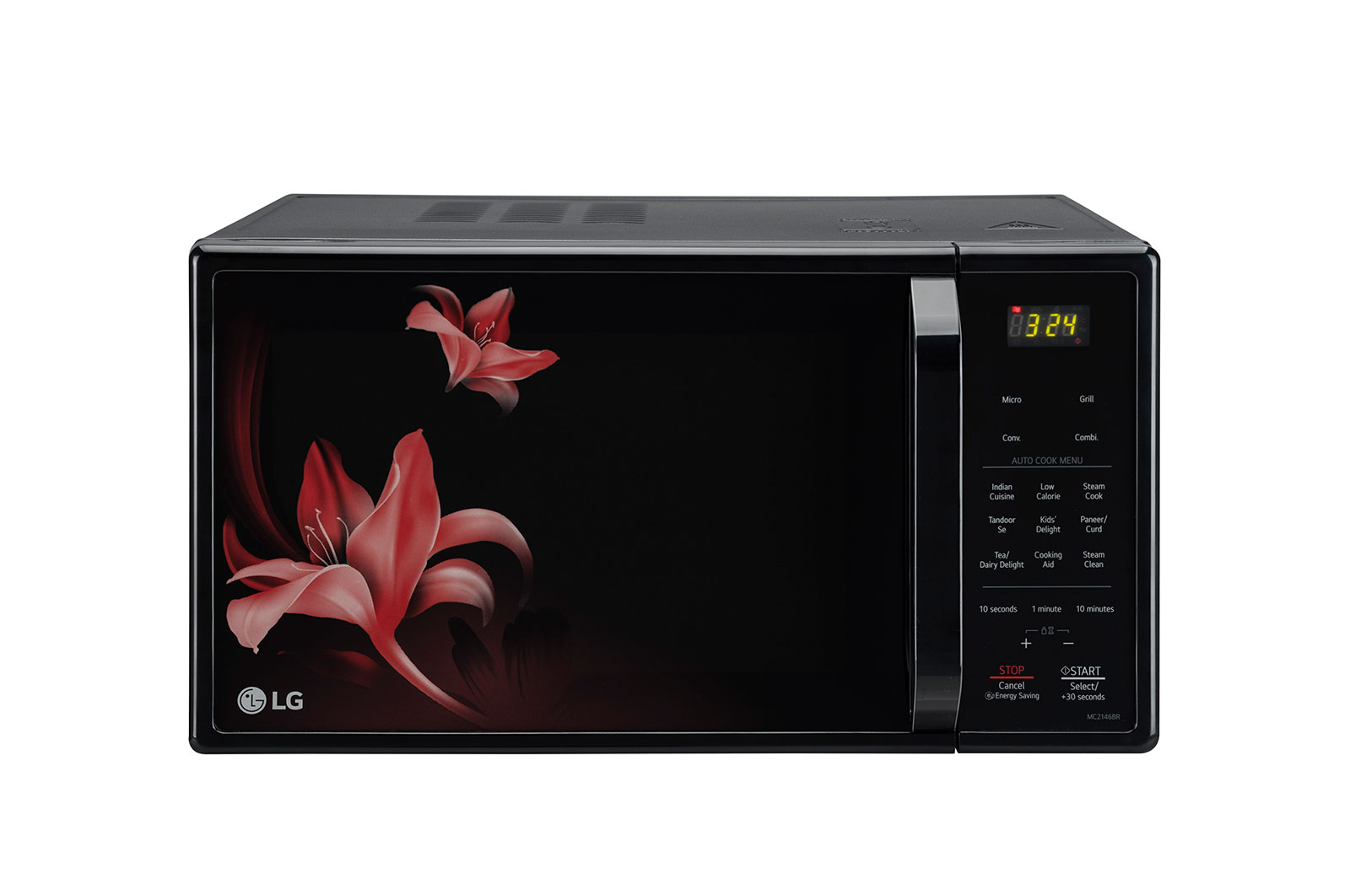 LG MC2146BR Convection Microwave front view