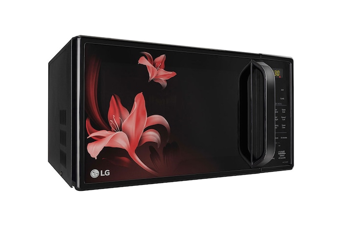 LG 21 L Convection Microwave with 151 Auto Cook Menus, Health Plus Menu, Quartz Heater, Stainless Steel Cavity, Black, MC2146BR