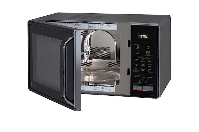 LG 21 L Convection Microwave Oven, 151 Auto Cook Menu, Quartz Heater, Stainless Steel Cavity, Health plus Menu, Black, MC2146BV