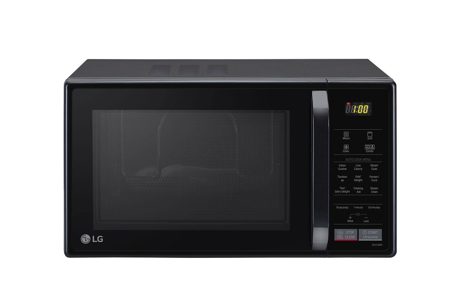 LG MC2146BV Convection Microwave front view