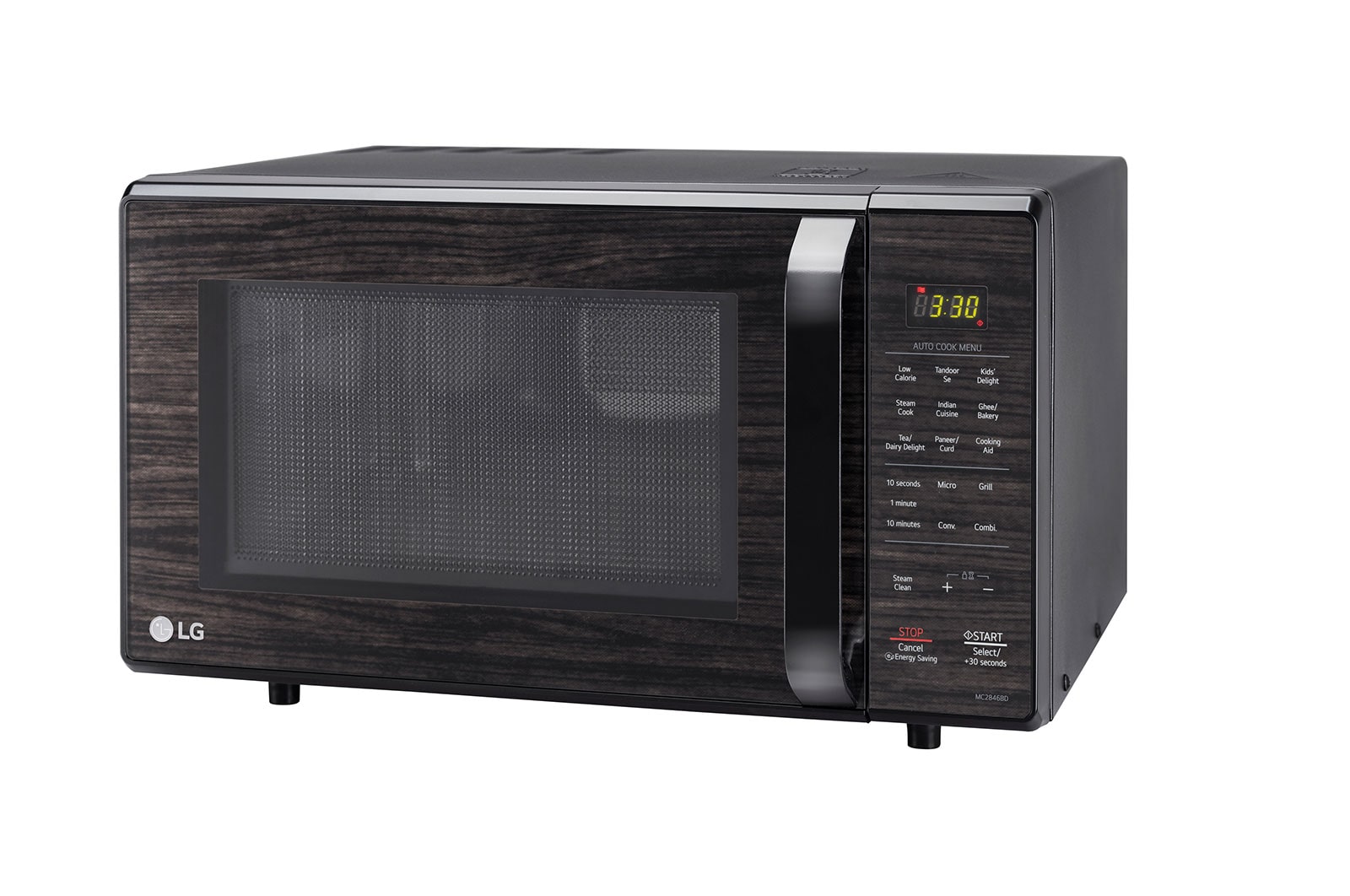 LG 28 L All-in-One Convection Microwave Grill Oven with Stainless Steel Cavity, 251 Auto Cook Menu, Quartz Heater, Silver, MC2846BD