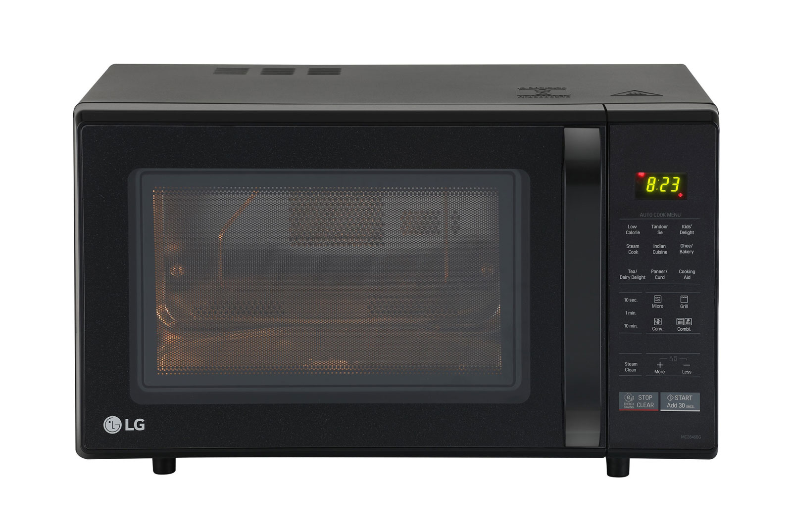 LG MC2846BG Convection Microwave front view