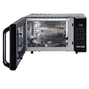 LG 28 L Convection Microwave Oven with Stainless Steel Cavity, 251 Auto Cook Menu, Defrost, Health Plus Menu, Black, MC2846BR