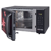 LG 28 L Convection Microwave Oven with Stainless Steel Cavity, 251 Auto Cook Menu, Defrost, Health Plus Menu, Black, MC2846BR