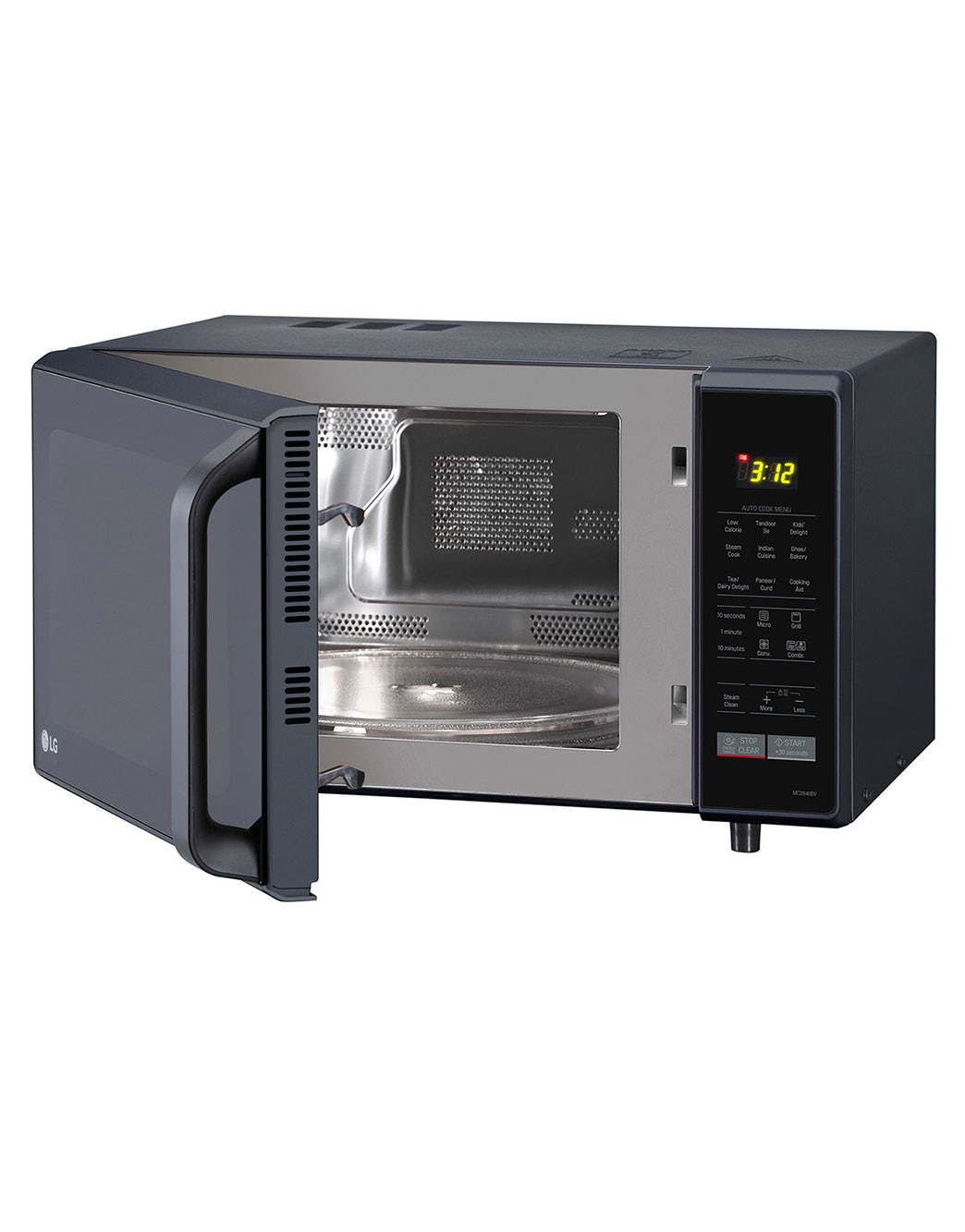 Buy 28L Convection Black Microwave Oven - MC2846BV | LG IN
