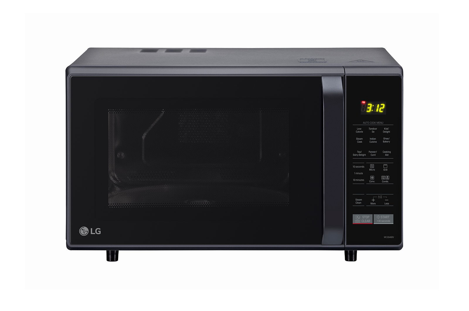 LG 28 L Convection Microwave Oven (MC2846BV, Black), MC2846BV