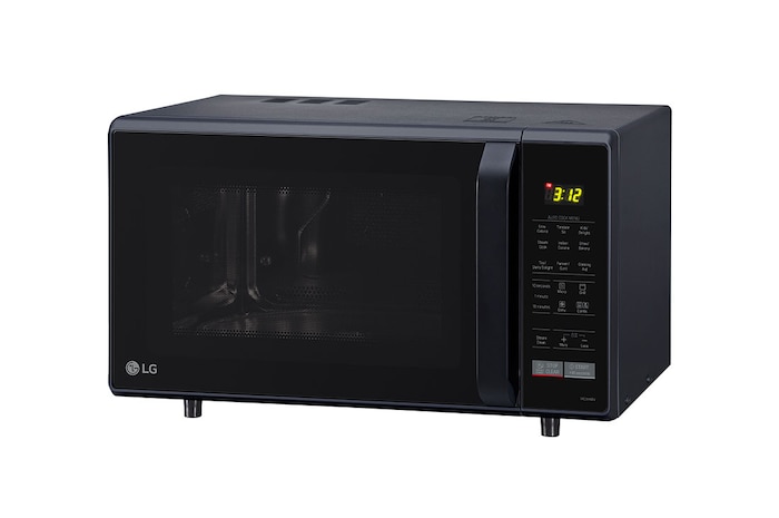 LG 28 L Convection Microwave Oven with Stainless Steel Cavity, 251 Auto Cook Menu, Quartz Heater, Black, MC2846BV