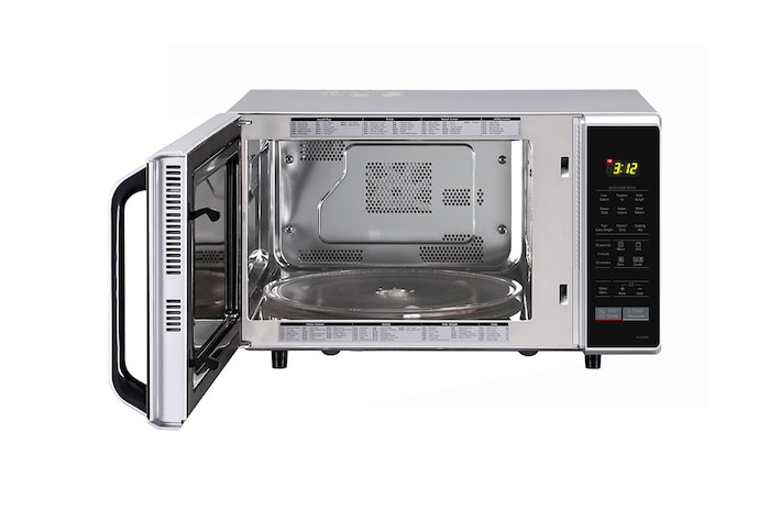 LG 28 L Convection Microwave Oven with 251 Auto Cook Menu, Diet Fry, Quartz Heater, Stainless Steel Cavity, Silver, MC2846SL