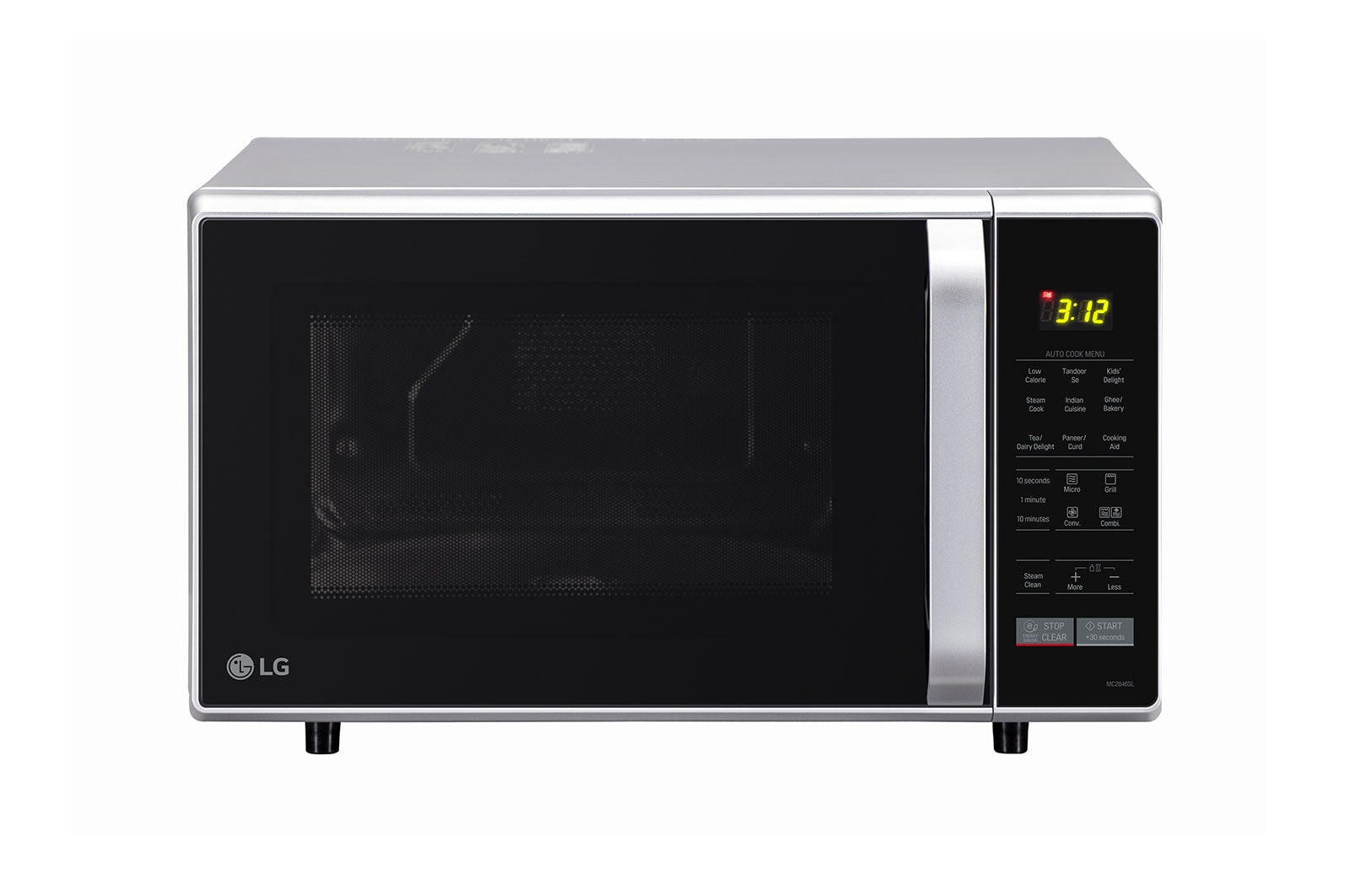 LG 28 L Convection Microwave Oven  (MC2846SL, Silver), MC2846SL