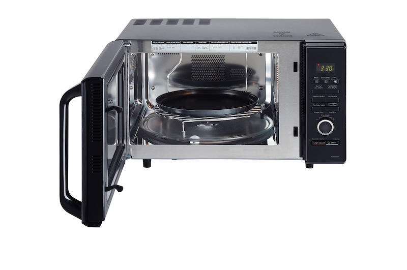 LG 28 L All-In-One Convection Microwave Oven with Diet Fry™, 251 Auto Cook Menu, Roti Basket, Health Plus Menu, Black, MC2886BHT