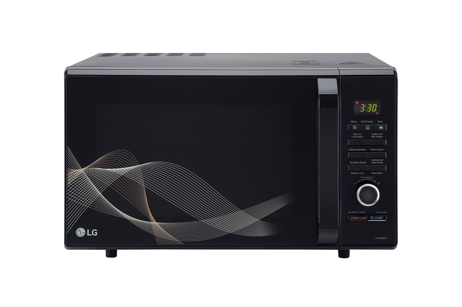 LG 28 L Convection Microwave Oven with  Diet Fry(MC2886BHT, Black), MC2886BHT