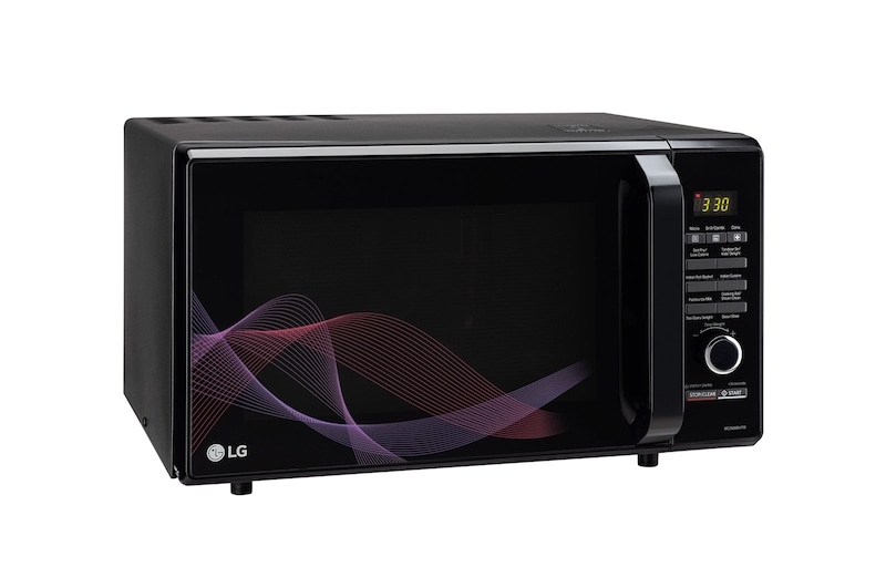 LG 28 L Convection Microwave Oven with Diet Fry™, Roti Basket, Health Plus Menu, Multi Cook Tawa, Black, MC2886BHTM
